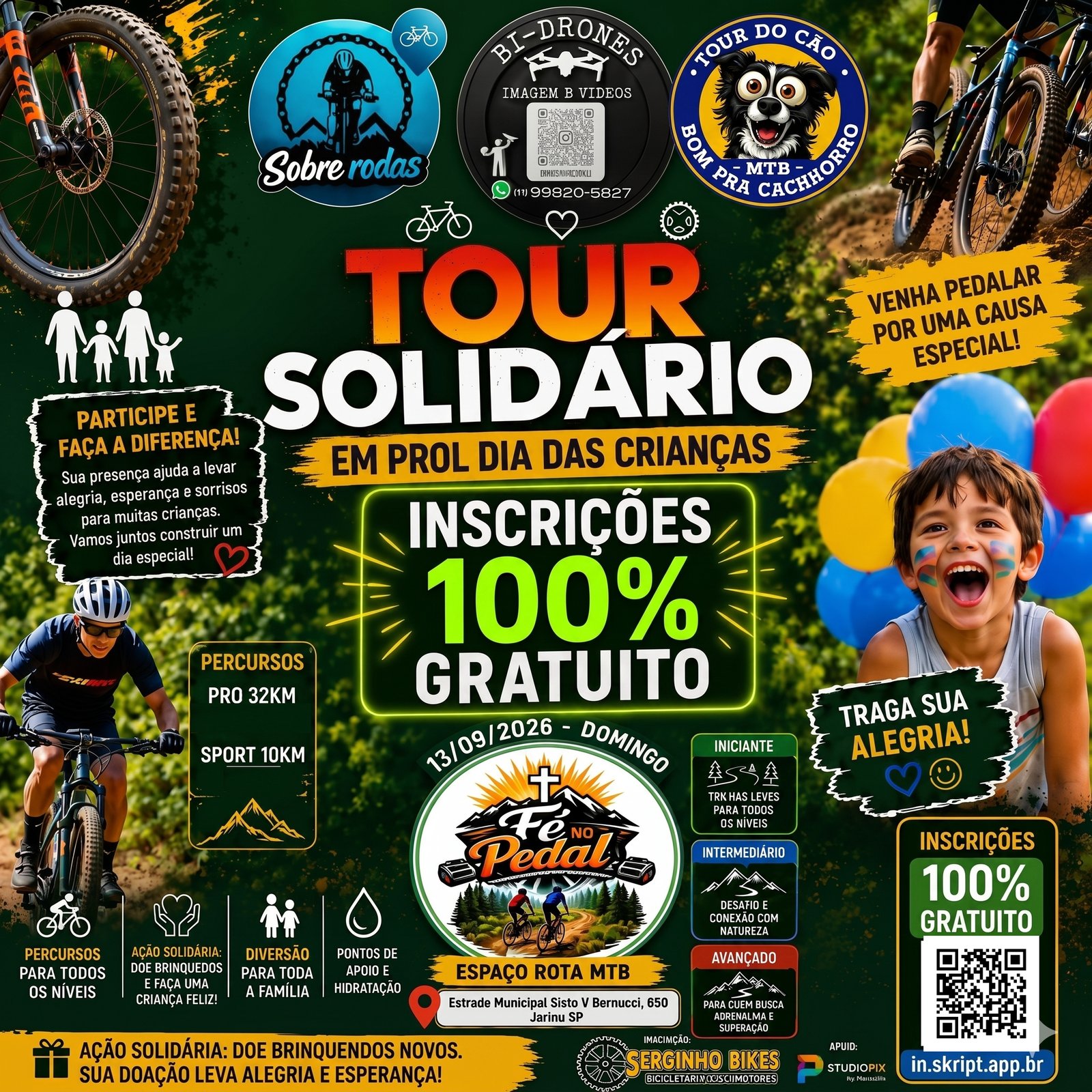 TOUR SOLIDÁRIO - EM PRÓL DAS CRIANÇAS